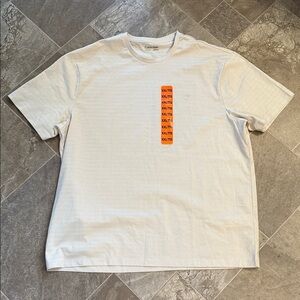Calvin Klein men’s light tan Tee CK Graphic XXL NWT